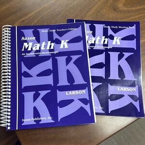 Saxon math k teachers book